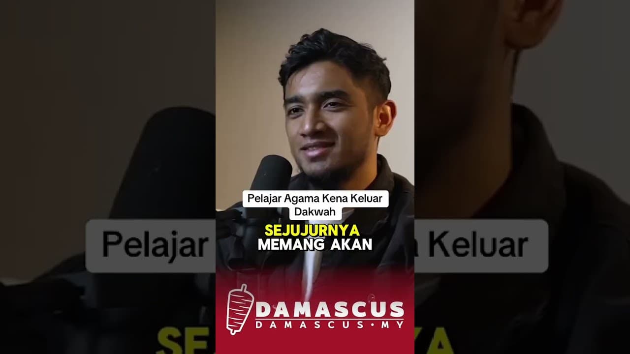 Pelajar agama perlu dakwah sampaikan agama. #ShopeeYTDeals