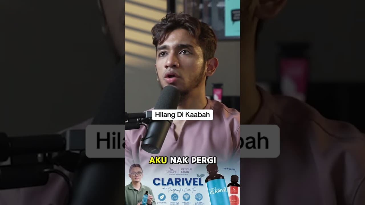 Pernah hilang di Tanah Haram masa umur 3 tahun. #ShopeeYTDeals